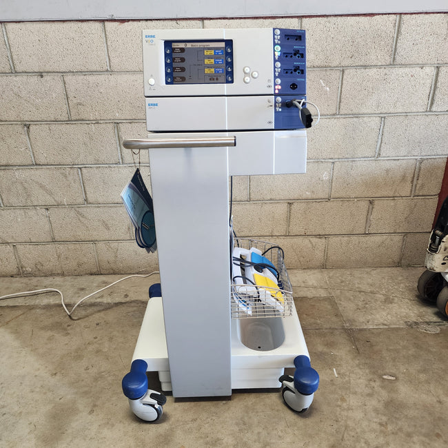 Erbe VIO 300D APC2 ESU System w/ Footswitch & Cart - ENDO Cut Q / ENDO Cut I - Version 2.7.7