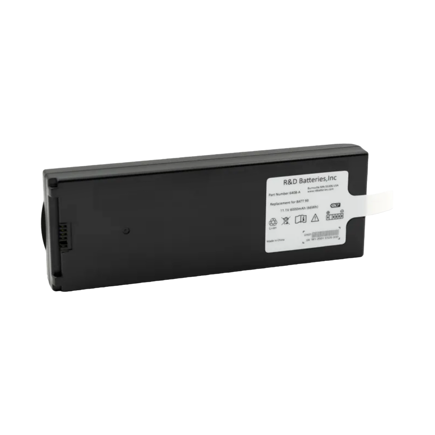 Welch Allyn/Connex Lithium-Ion 11.1V, 6.6Ah, 85WH Rechargeable Battery - BATT99
