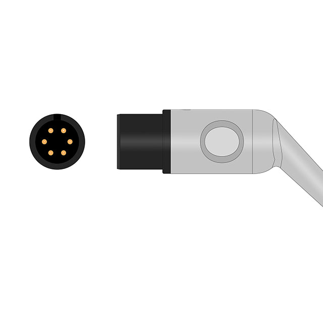Mindray/Datascope ECG Direct-Connect Cable 3-Lead Adult/Pediatric Snap - w/ Resistance