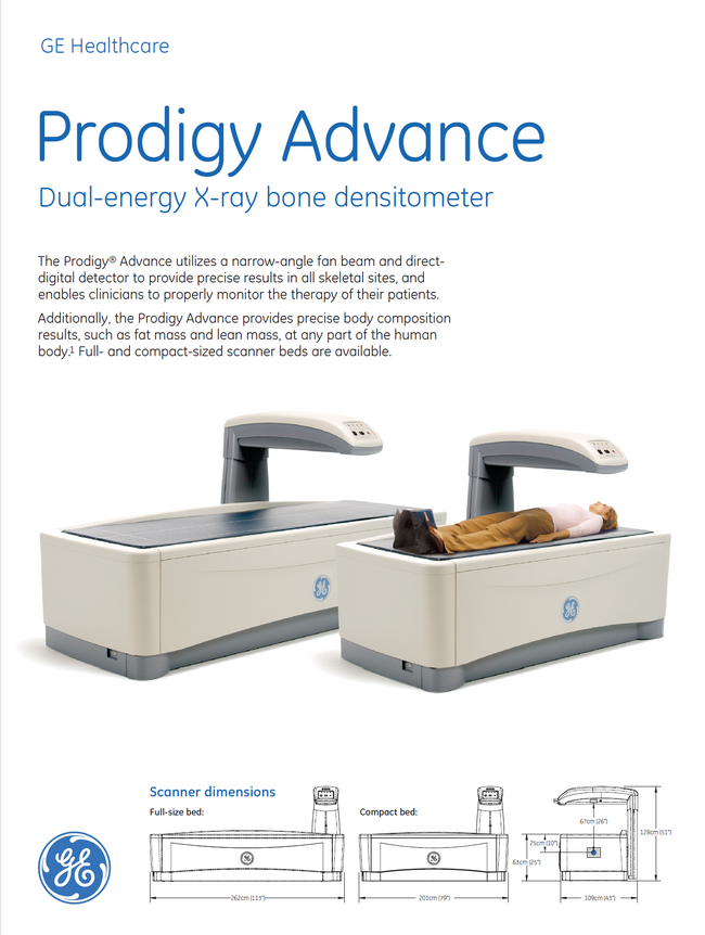 GE Lunar Prodigy ADVANCE Bone Densitometer