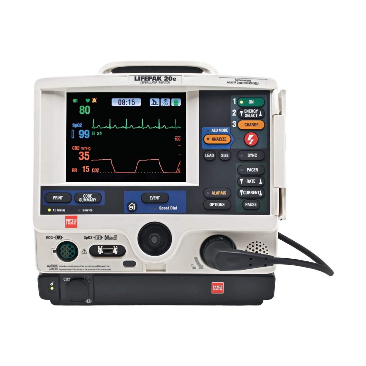 Stryker/Physio-Control Lifepak 20e Defribrillator