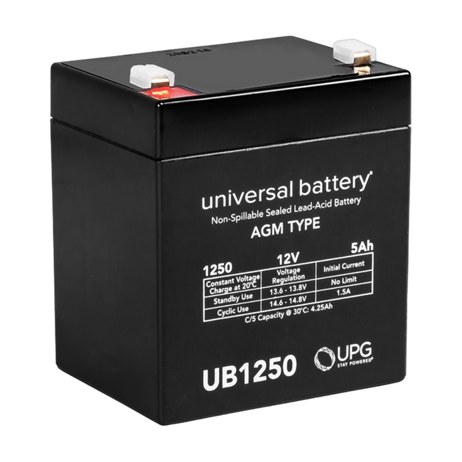 Universal ASLA1050 SLA1050 12V, 5Ah Sealed Lead Acid Battery