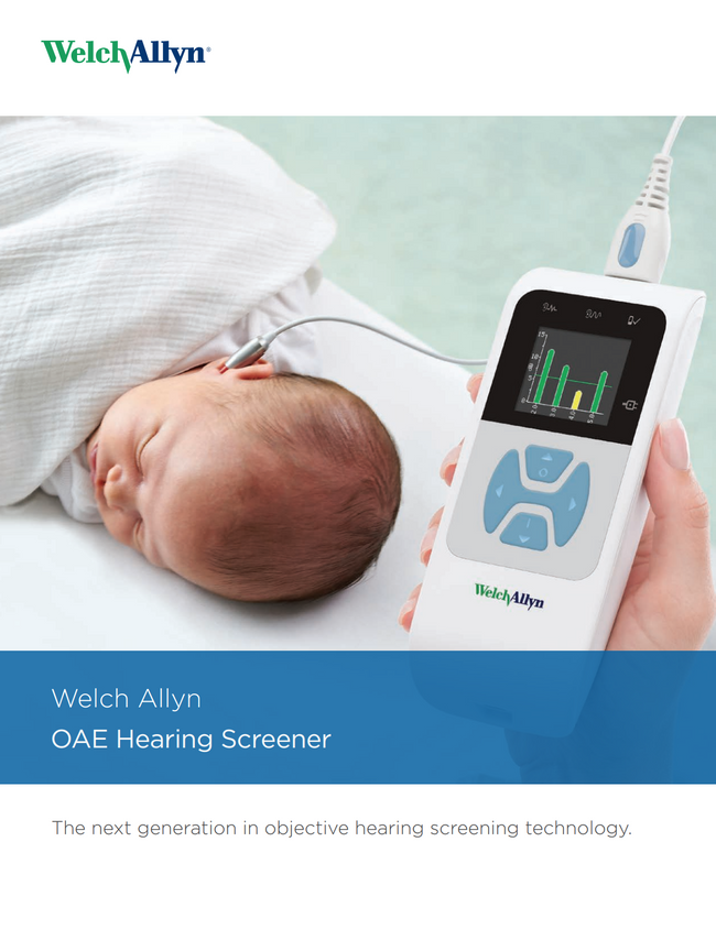 Welch Allyn OAE Hearing Screener Tympanometer WLS-39500-NP - No Printer