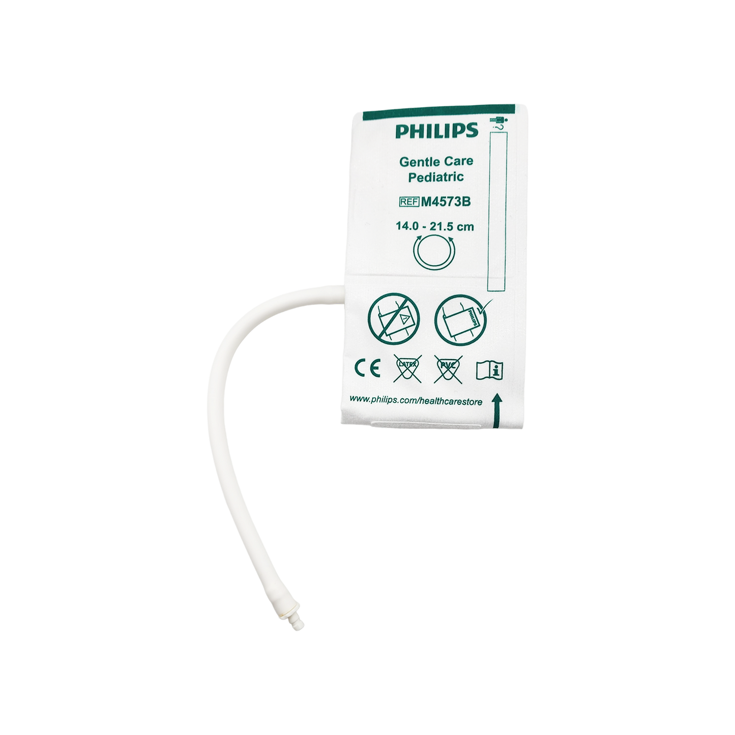Philips NiBP Cuff Single Tube Non-Woven Fiber Pediatric (14.0-21.5cm) - M4573B/989803148011