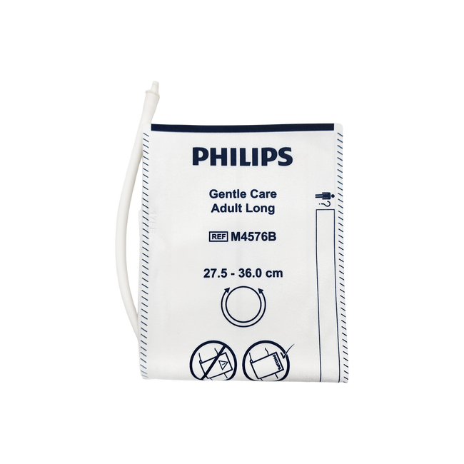 Philips NiBP Cuff Single Tube Non-Woven Fiber Adult Long (27.5-36.0cm) - M4576B / 989803148041