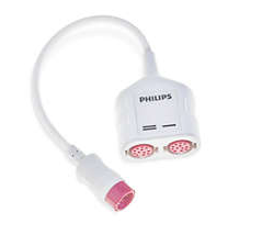 Philips IBP Adapter Cable Dual IBP Invasive Blood Pressure - OEM - 989803199741