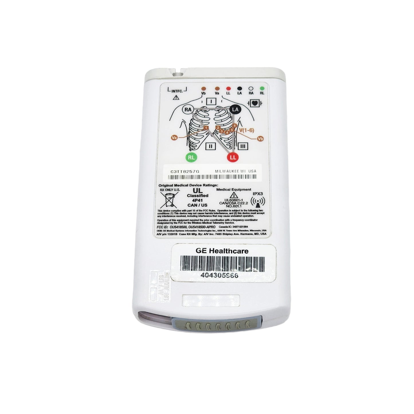 GE ApexPro ECG Telemetry Transmitter