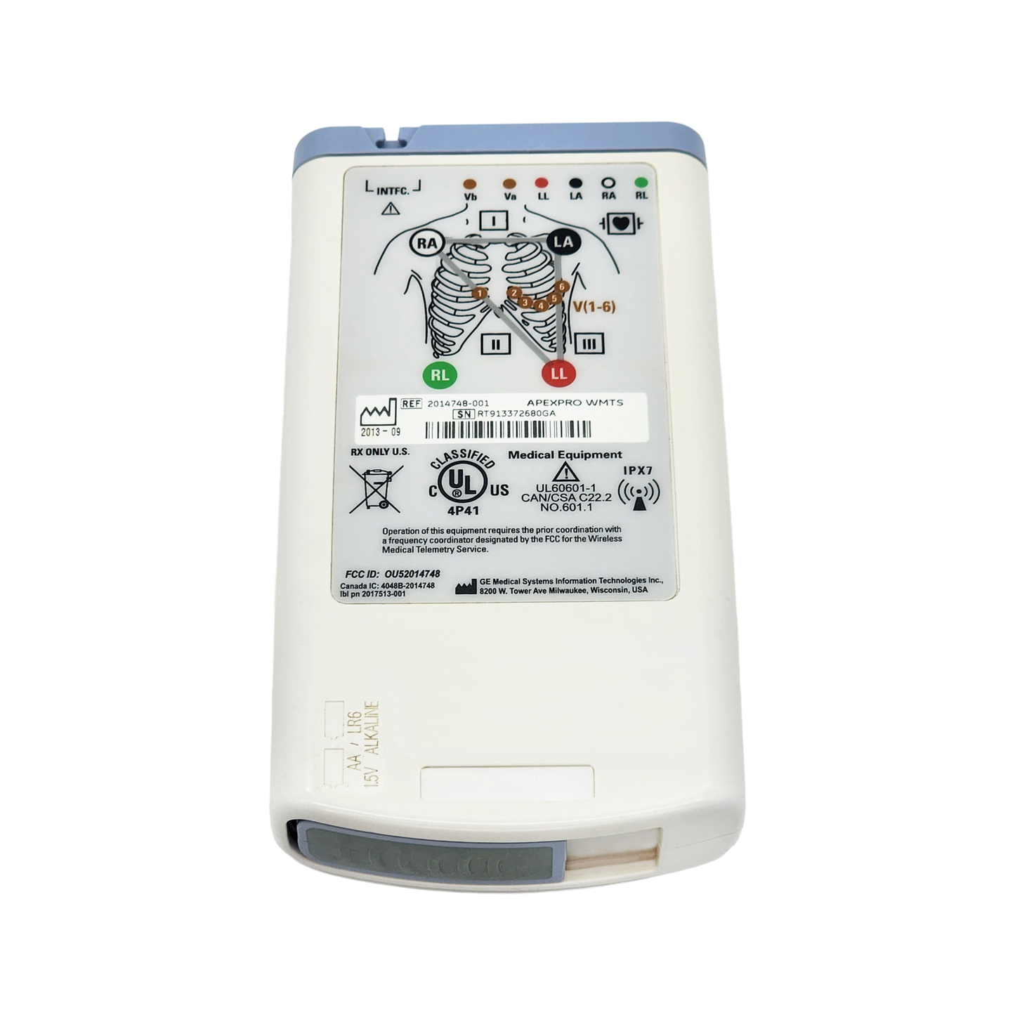 GE ApexPro CH ECG Telemetry Transmitter