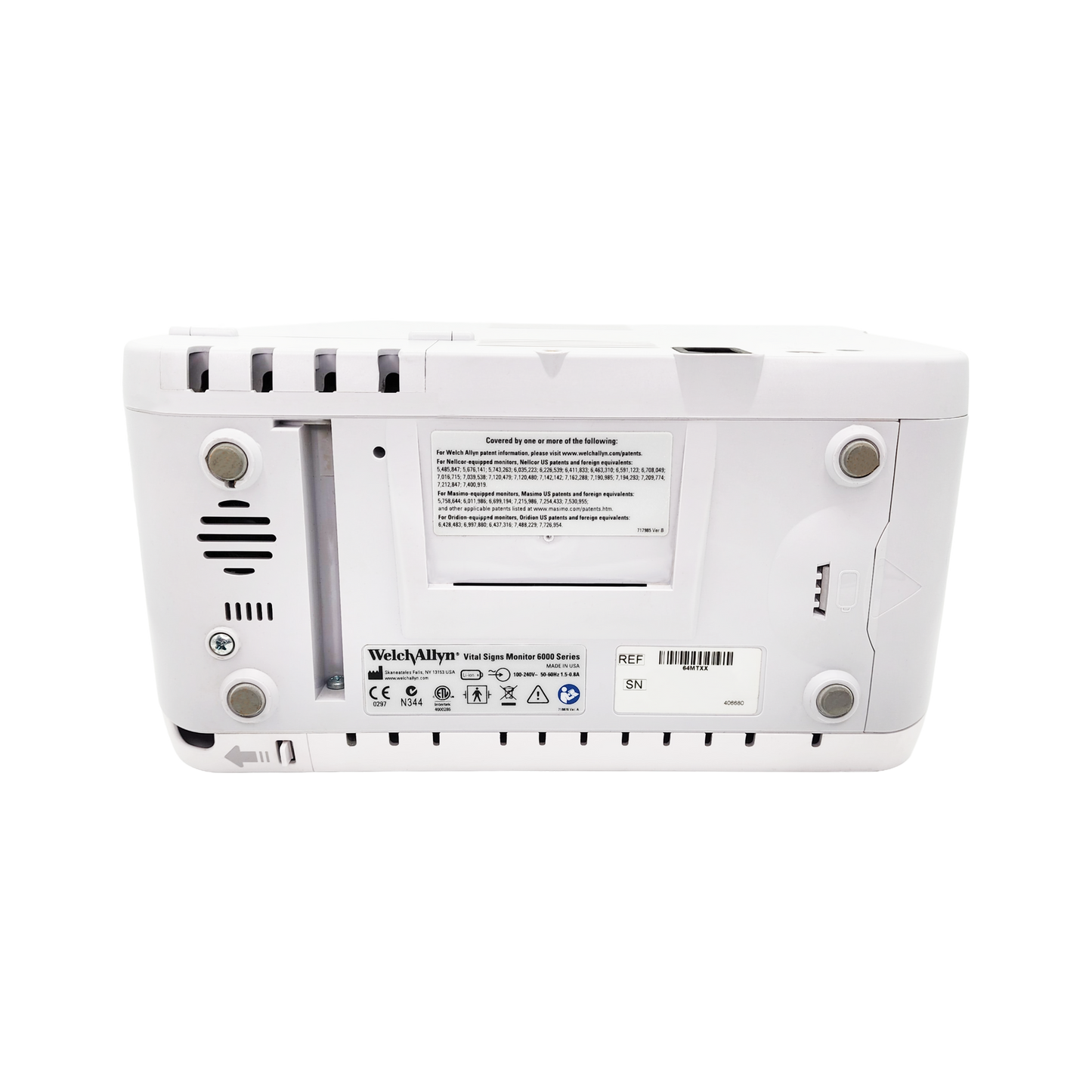 Welch Allyn Patient Vital Signs Monitor Masimo SpO2 NiBP Temp - 64MTXX (Includes Temperature Probe)