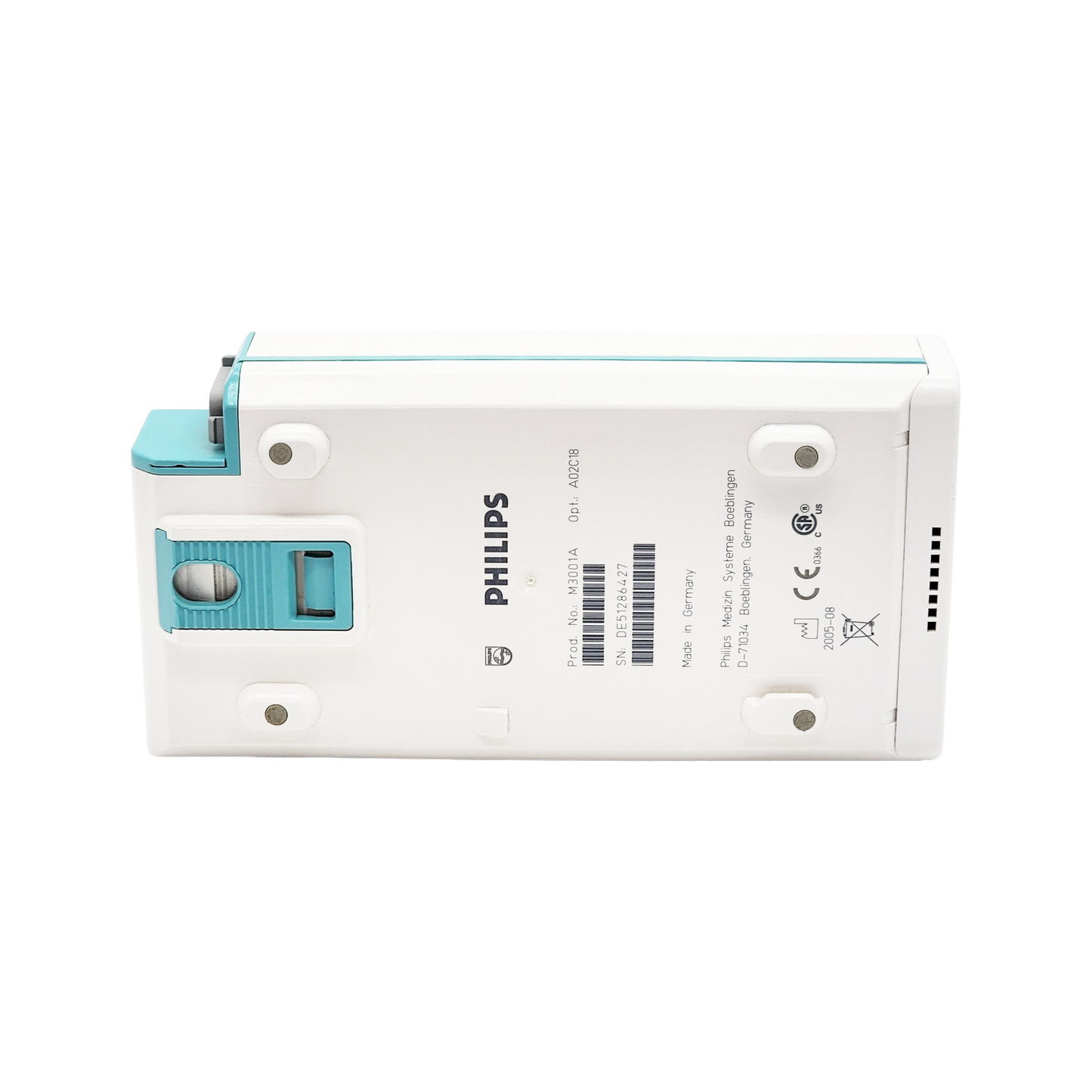 Philips Intellivue Module M3001A - A02C18 Nellcor OxiMax SpO2 NiBP ECG Temp IBP