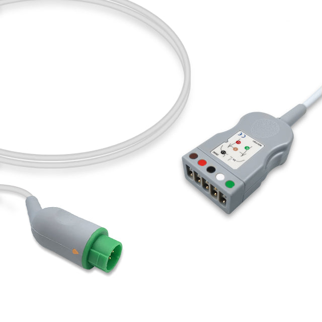 GE Corometrics ECG 3-Lead Trunk Cable Adult/Pediatric - 1554AAO