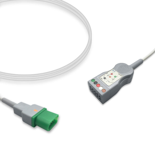 Mindray / Datascope ECG Trunk Cable 3/5-Lead Twin Pin Connector Adult/Pediatric - 0012-00-1745-01