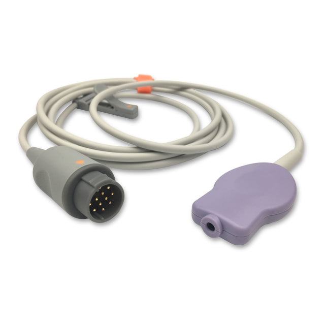 GE Corometrics FSE Cable ROUND Qwik Connect Plus Fetal Spiral Electrode Adult/Pediatric Leg Plate Adapter - 1590AA0
