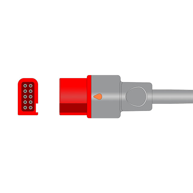 Spacelabs IBP Adapter Cable Edwards Transducer Connector - 700-0293-01