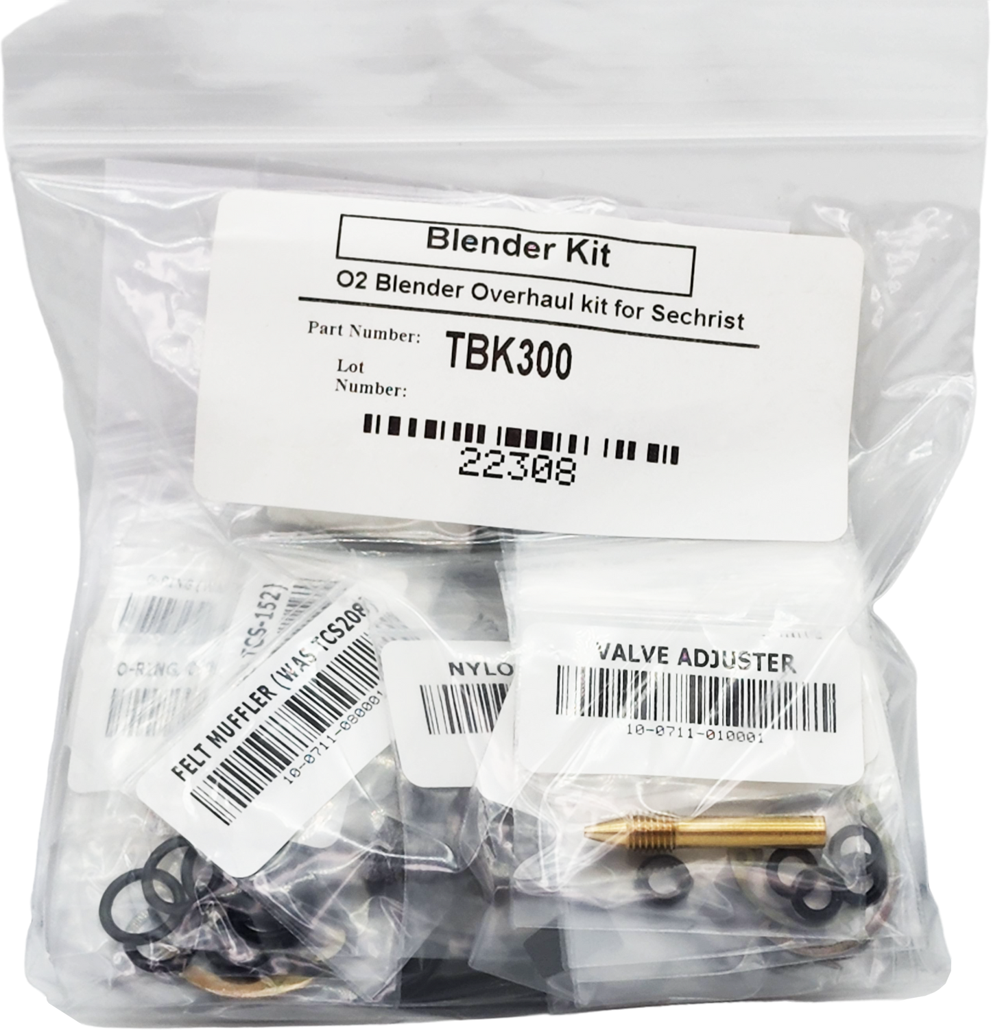 Sechrist O2 Blenders Overhaul Kit