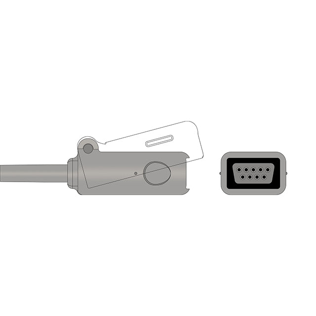 Mindray / Datascope Nellcor OxiSmart SpO2 Adapter Cable - SCP-10