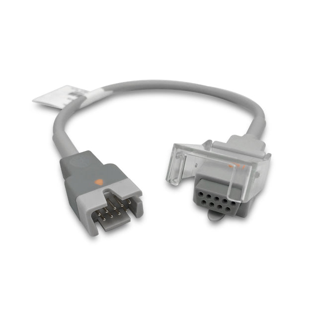 Masimo LNCS to Nellcor SpO2 Adapter Cable 1ft - Use w/ Nellcor-OxiSmart Sensor - Reusable