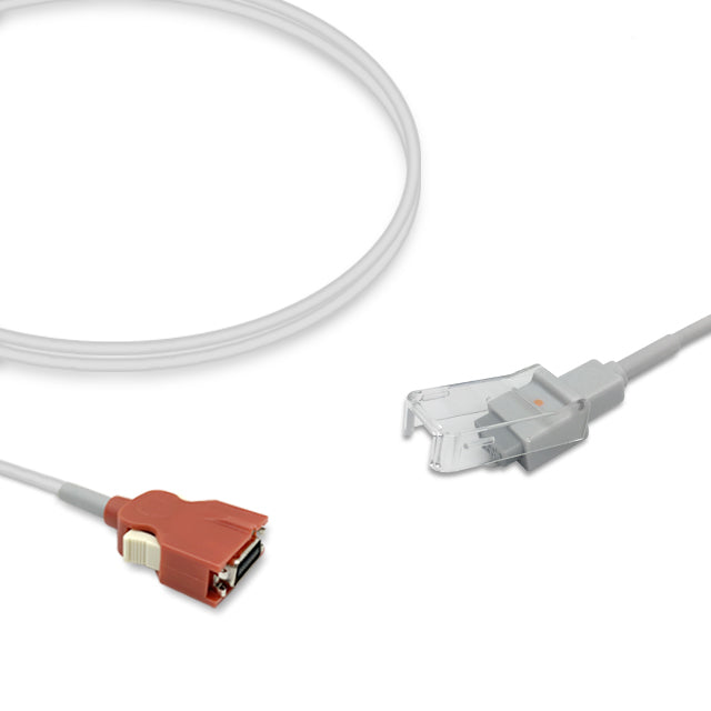 Masimo 2055 (Red LNC-4) SpO2 Adapter Cable 3.5ft - Use w/ Nellcor OxiSmart Sensor - Reusable