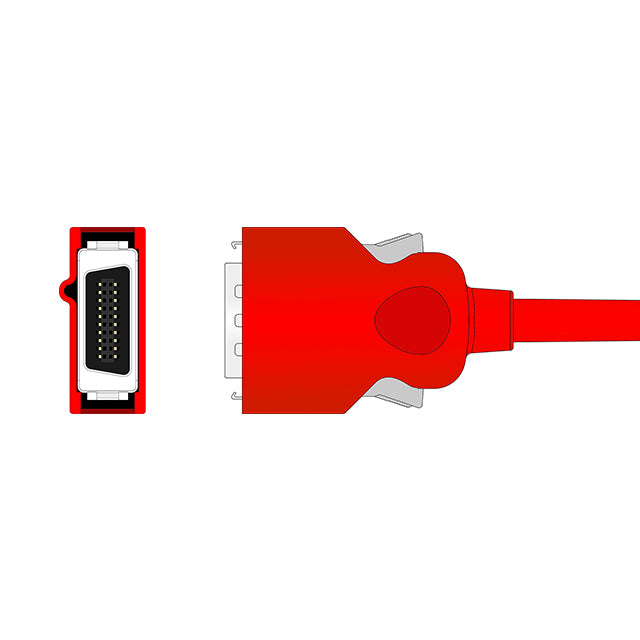Masimo Red MNC Nellcor OxiSmart SpO2 Adapter Cable