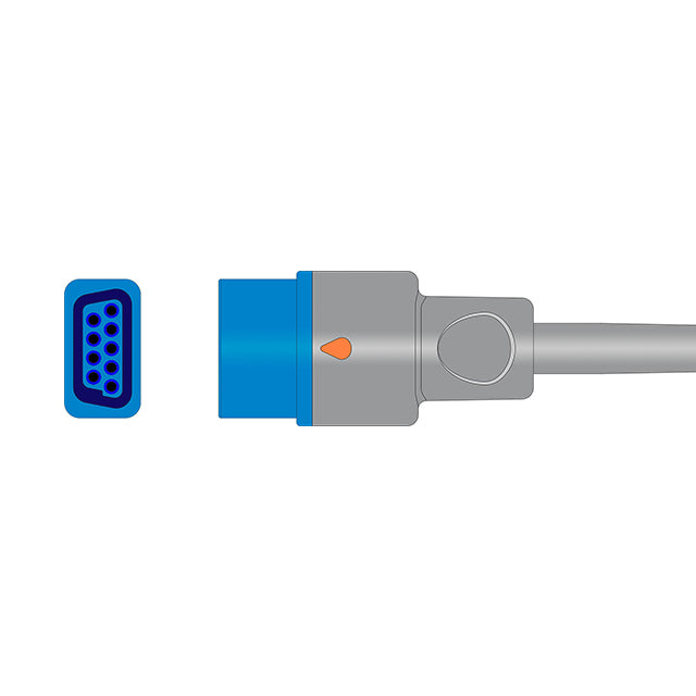 GE Datex-Ohmeda OxyTip SpO2 Adapter Cable - TS-G3