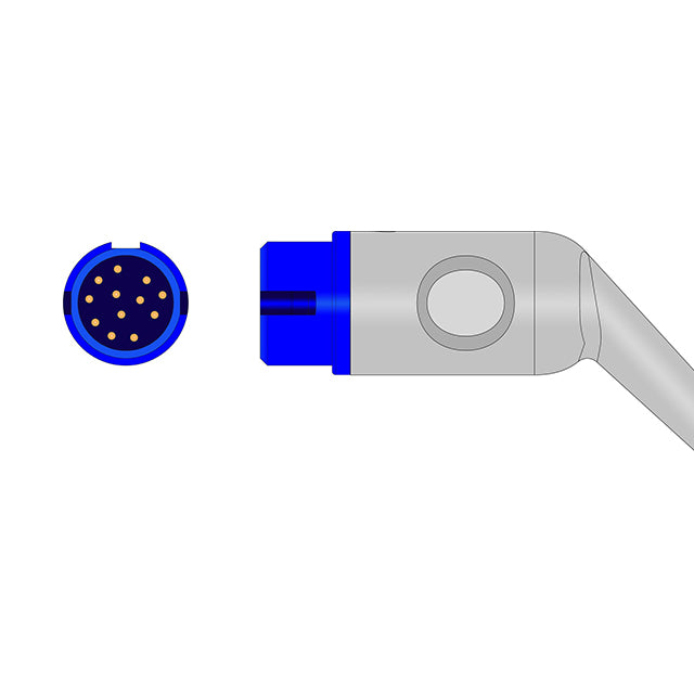 Mindray / Datascope Nellcor OxiSmart SpO2 Adapter Cable - 0010-30-42737