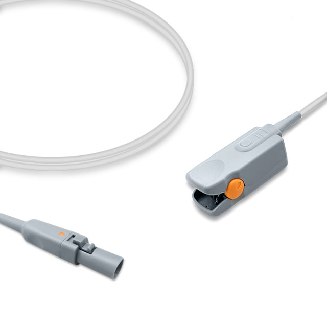 GE Datex-Ohmeda TruSignal SpO2 Direct-Connect Sensor Adult Clip - TS-F4-H