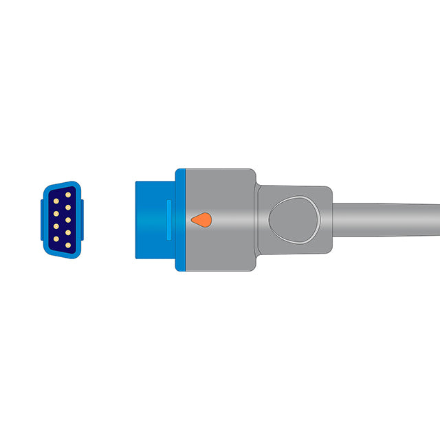 GE TruSignal SpO2 Short Sensor Adult Clip - TS-F-D