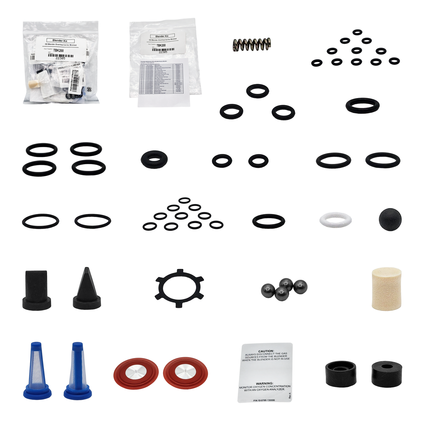 Bio-Med Devices Blender Overhaul Kit