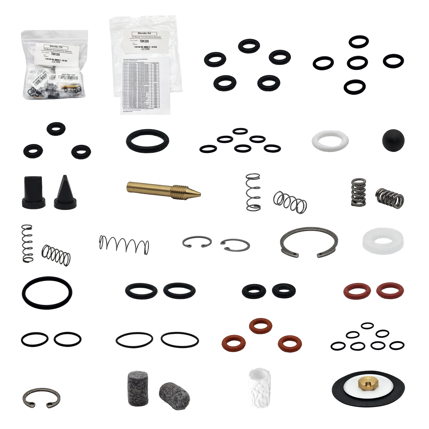 Sechrist O2 Blenders Overhaul Kit